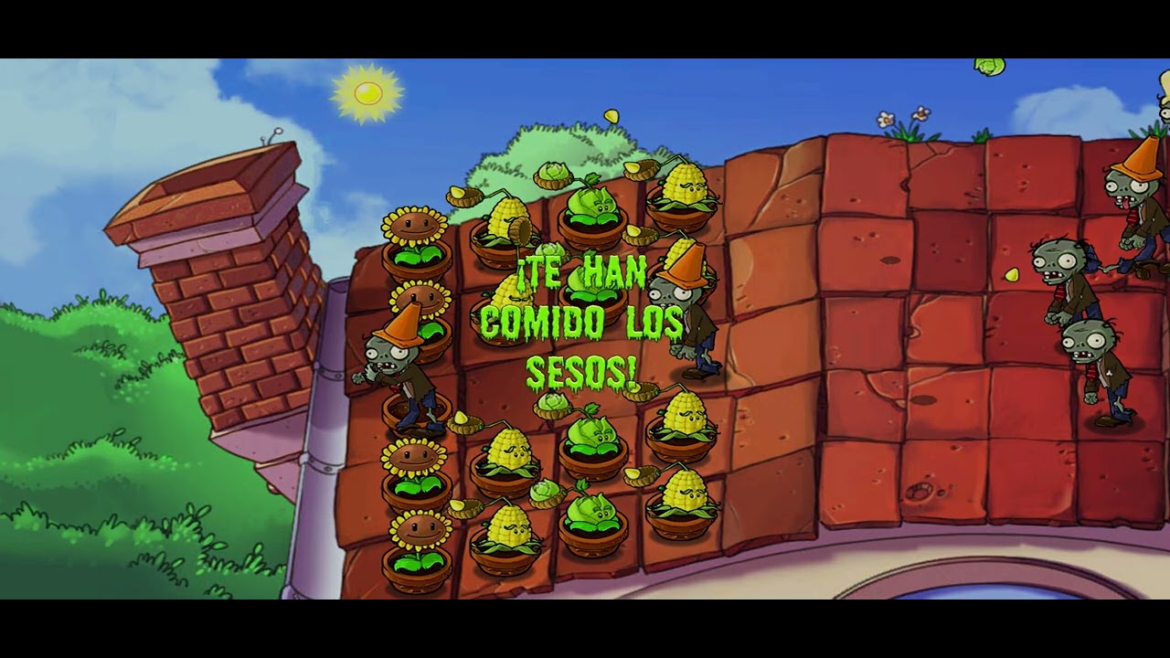 Jugando PvZ 