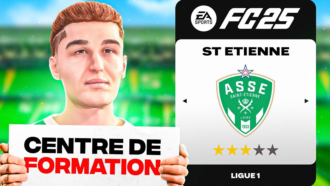 Je reconstruis SAINT-ÉTIENNE avec uniquement le CENTRE DE FORMATION !