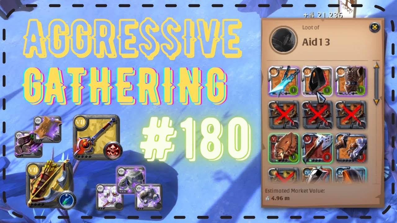 Aggressive Gathering #180 | I will have my revenge, with this set or the next! | PvP | Open World