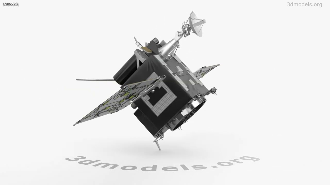 The Korea Pathfinder Lunar Orbiter Danuri 3D model by 3DModels.org