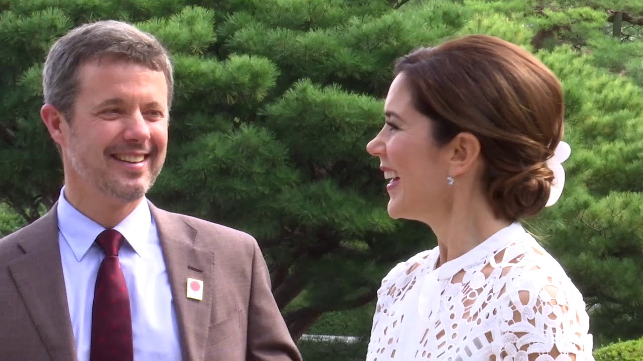 Mary og Frederik tog en romantisk timeout i japansk have