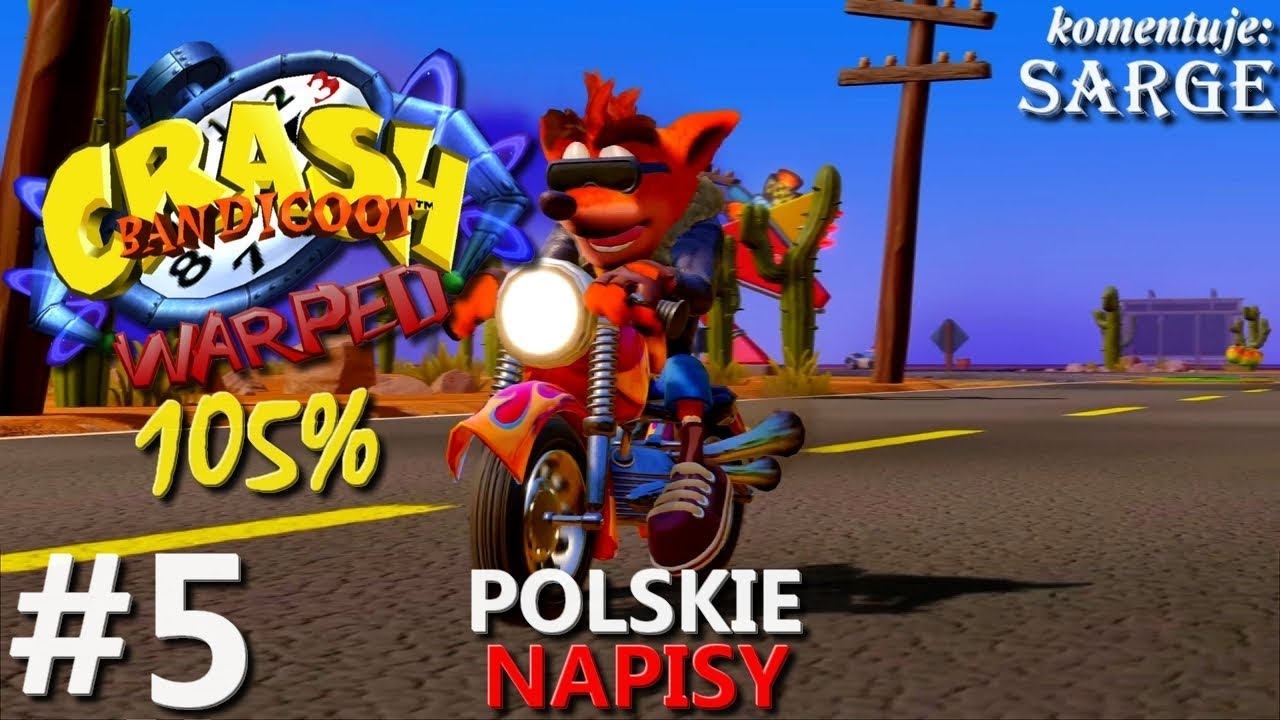 Zagrajmy w Crash Bandicoot 3 PS4 Remake (105%) odc. 5 - Wizyty w Egipcie | napisy PL | 1440p