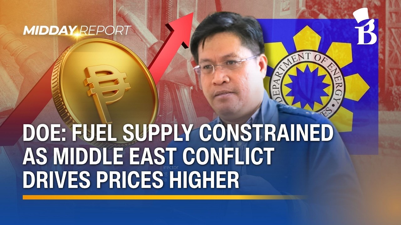 DOE: No timeline yet for petroleum tax suspension amid fuel price surge | Midday Report