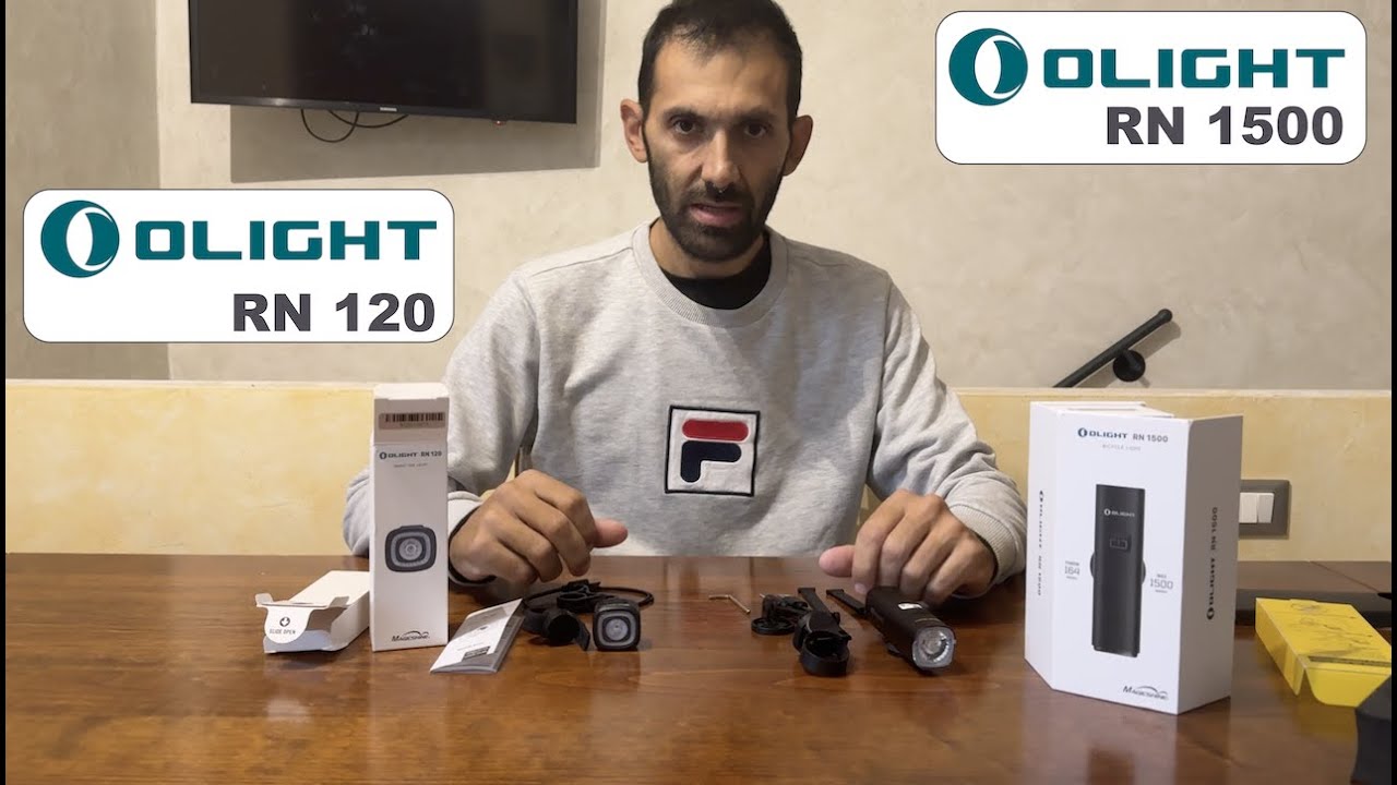 Olight RN1500+RN120 - Il miglior set luci per bici e MTB
