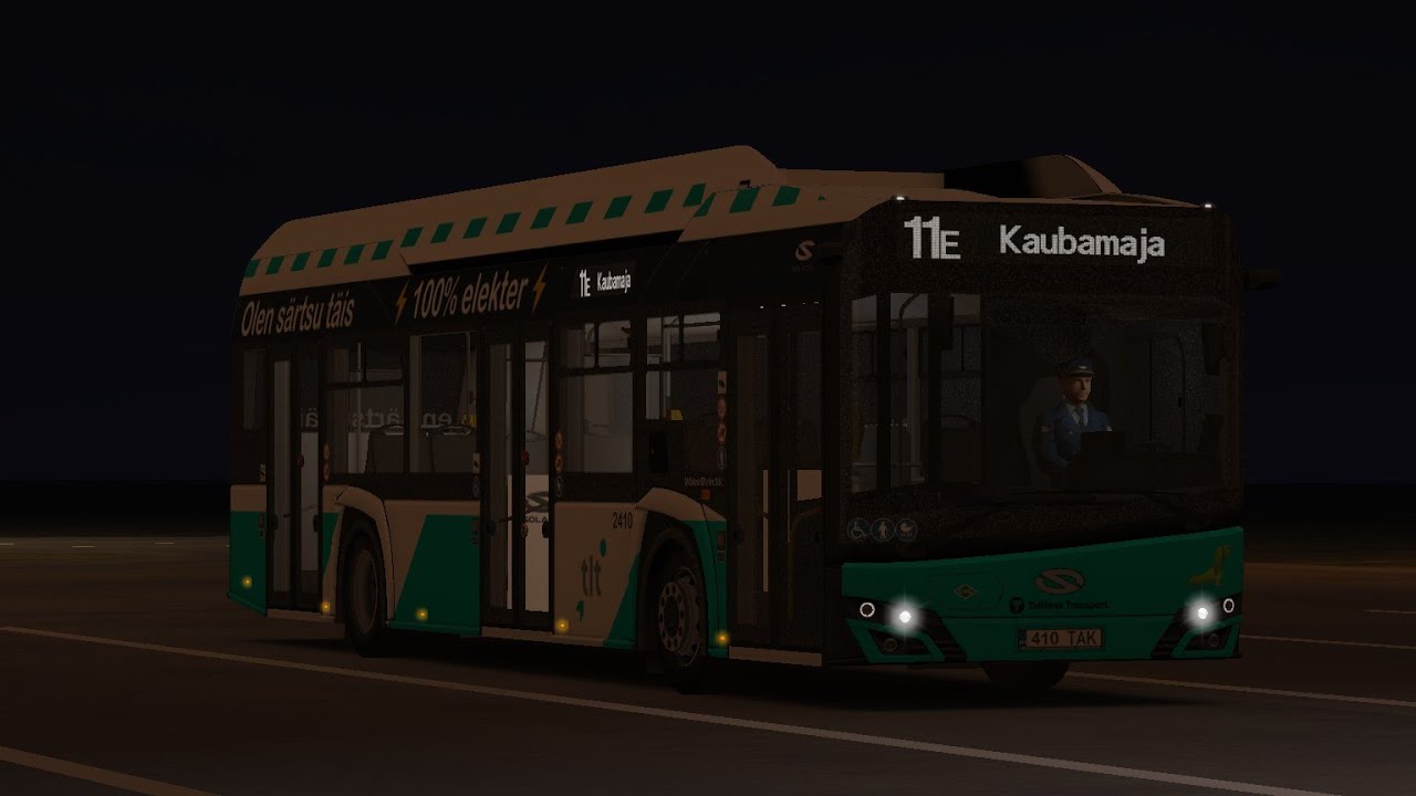 OMSI 2 Tallinn Solaris Urbino 12 IV Electric TLT line 11E