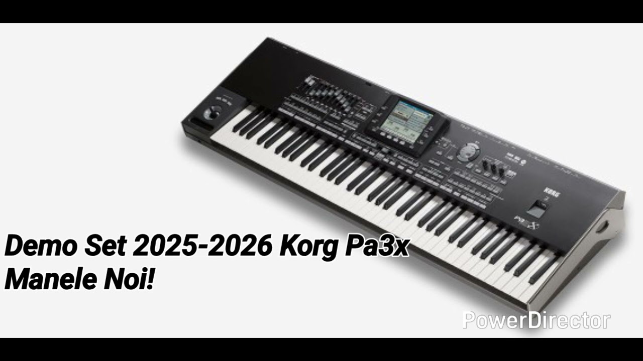 Set Nou 2025-2026 Korg Pa3x 