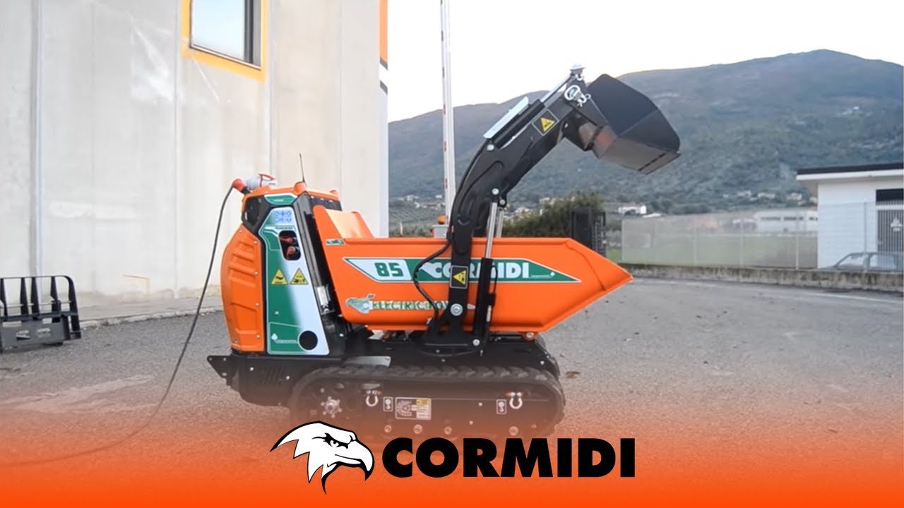 Electric minidumper C85: green vehicle l Cormidi