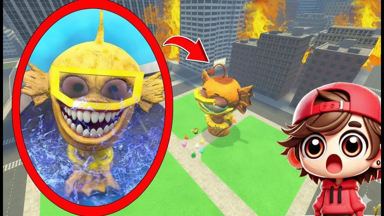 My drone CATCHES SUPER BAILEY SPRUNKI PHASE 4 in REAL LIFE in Garry's Mod