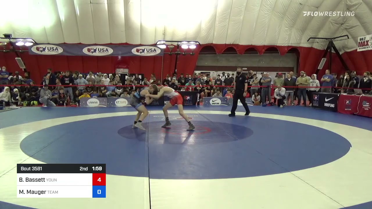 45 Kg Rr Rnd 1 - Bo Bassett, Young Guns Vs Mack Mauger, Team Idaho