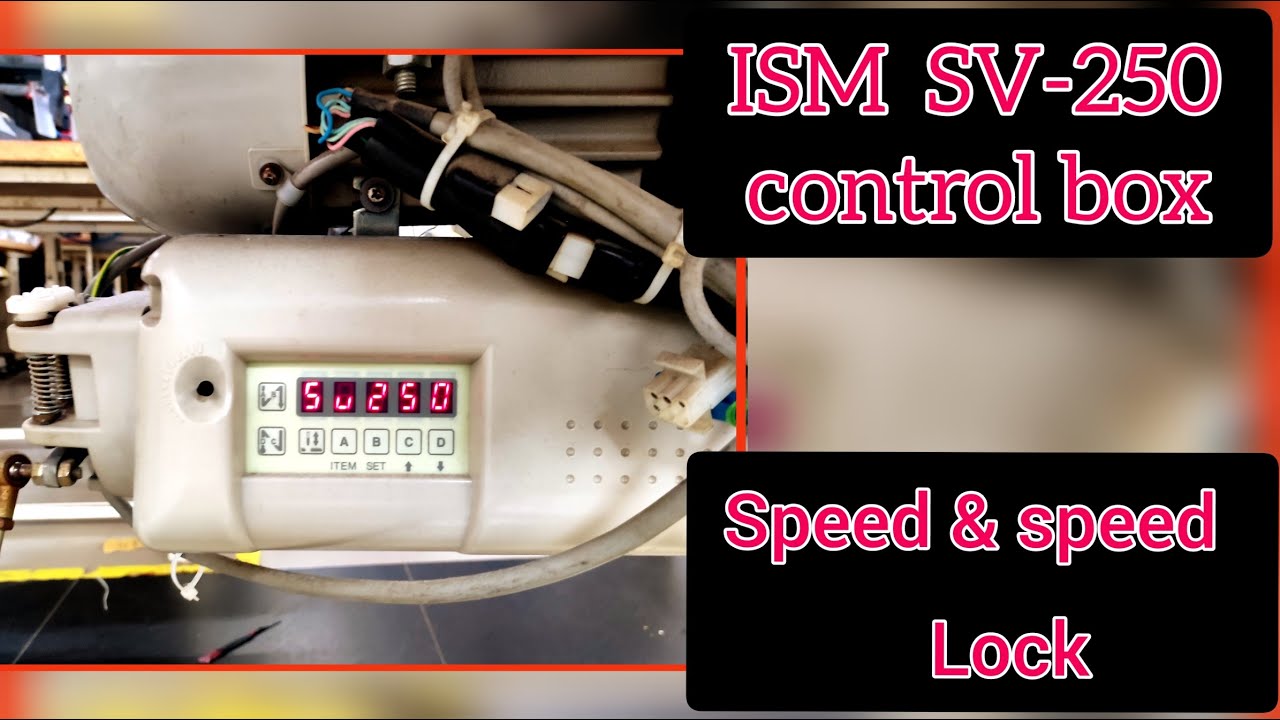ISM SV-250 Control box Speed and Speed lock in Telugu # The electronic beast