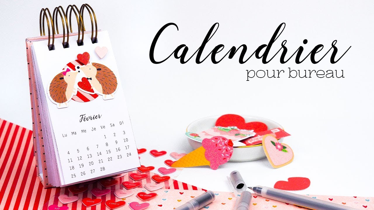DIY CALENDRIER POUR BUREAU
