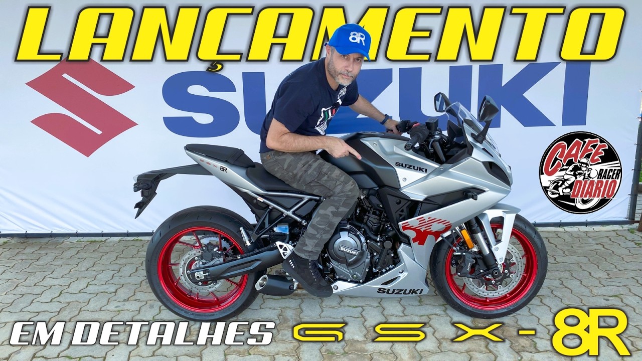 Testei a Suzuki GSX-8R Lançamento no Brasil #suzuki #gsx8r #lancamento
