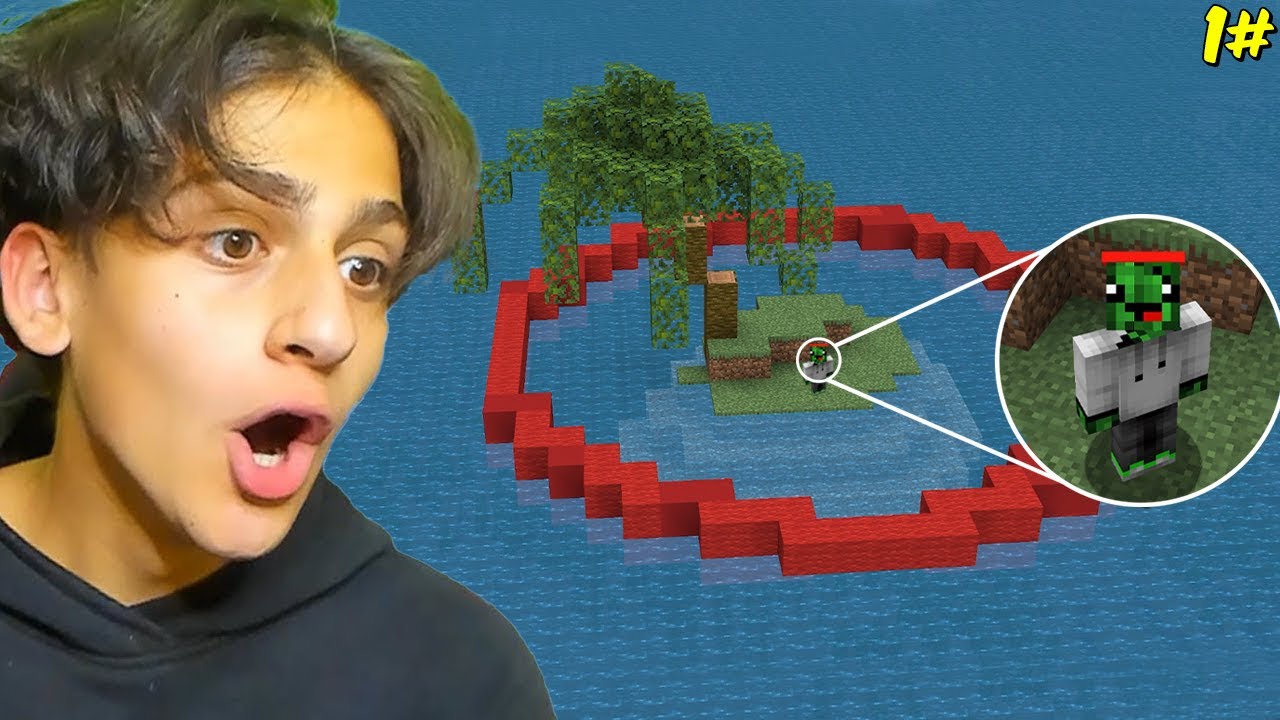 ماين كرافت تحدي جزيرة الدائرة !! ممنوع اطلع حلقة 1# MINECRAFT