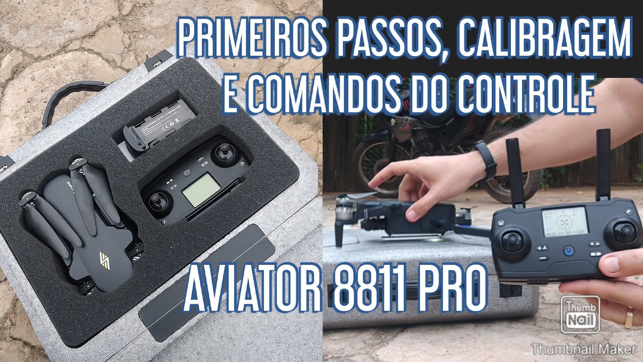 Drone Jjrc x17, AVIATOR PRO 8811, (hubsan zino clone). Primeiros passos, calibragem e controle.