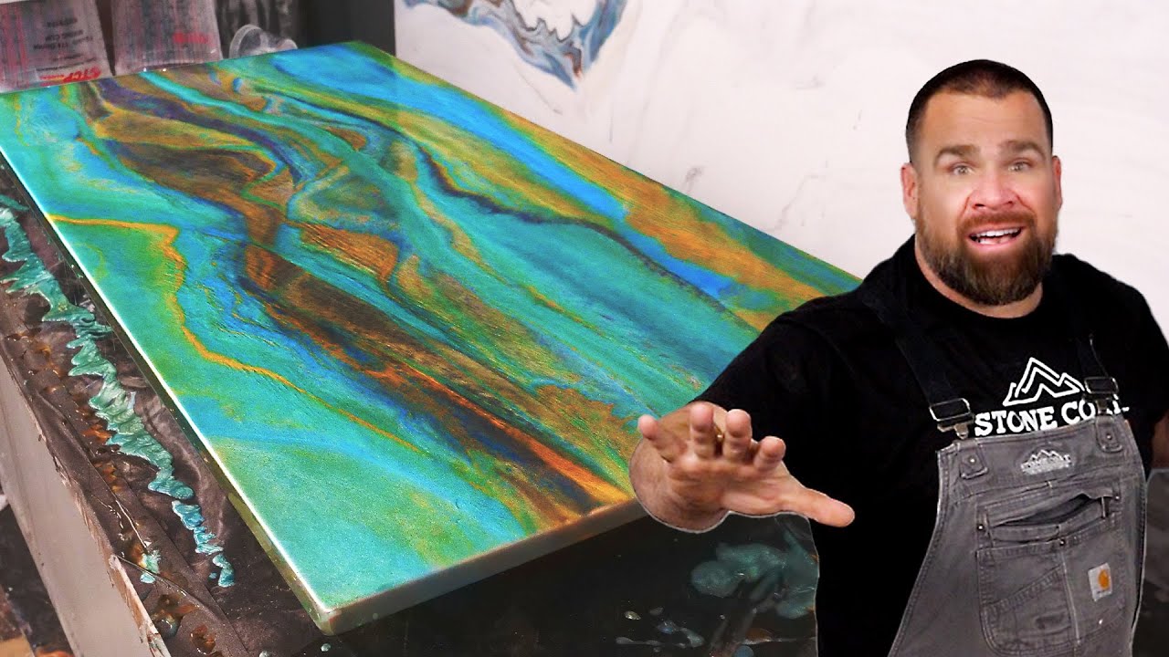 Easy Resin Ideas: Tropical Countertops