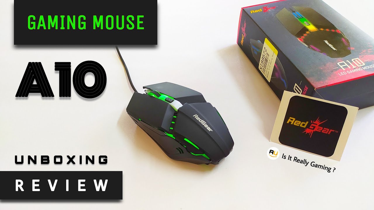 Redgear A10 Gaming Mouse Unboxing Review Tamil | Best Gaming Mouse Under 500