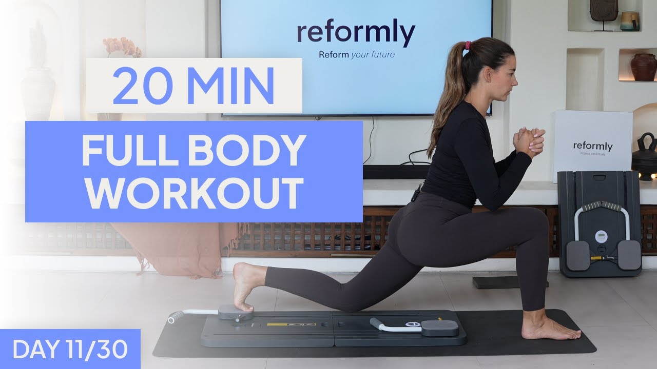20-Minute Full Body Pilates Board Workout | Reformly Challenge | DAY 11