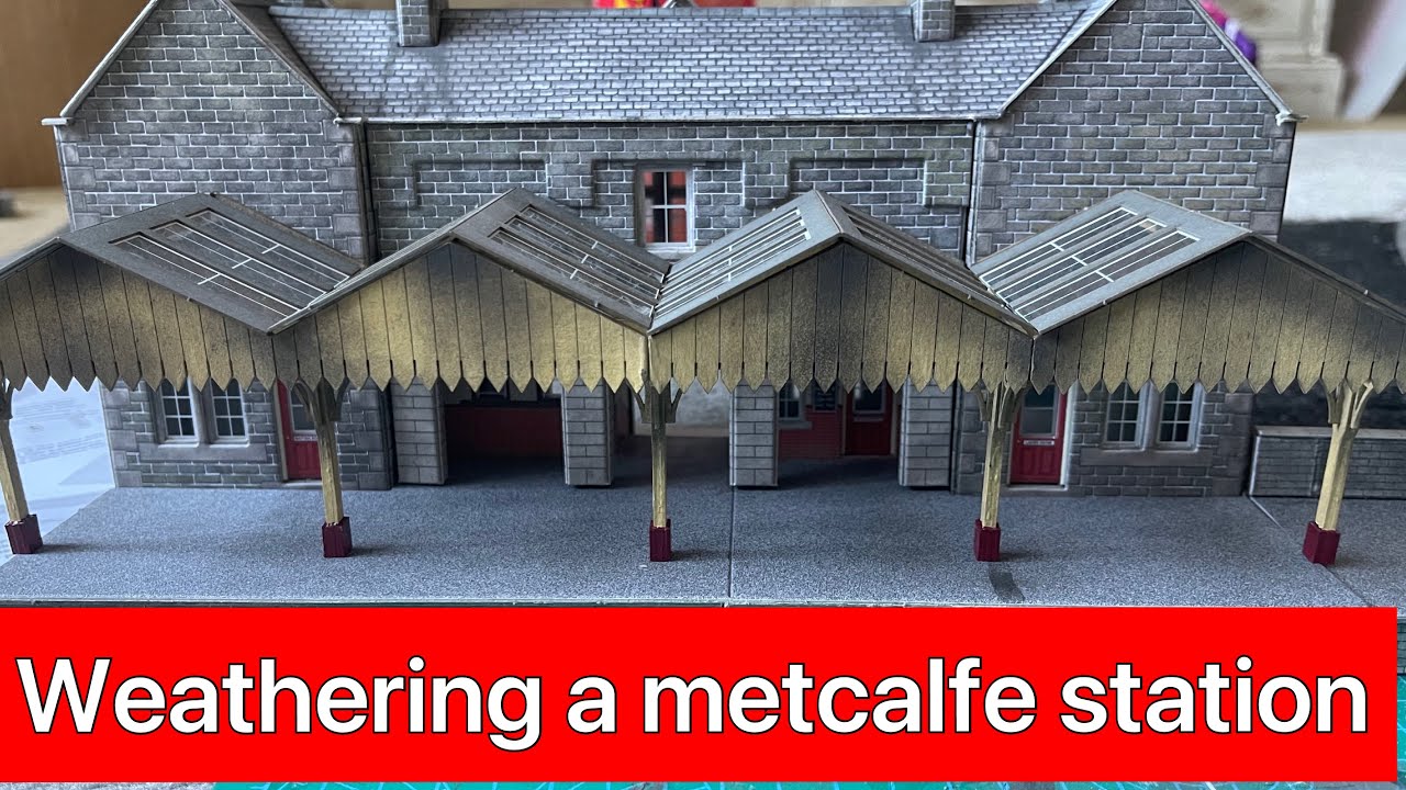 00 gauge layout Weathering my metcalfe station
