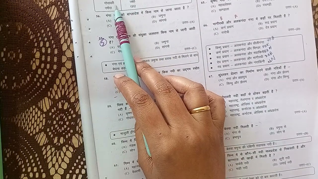 Indian Geography Himalaya MCQ 