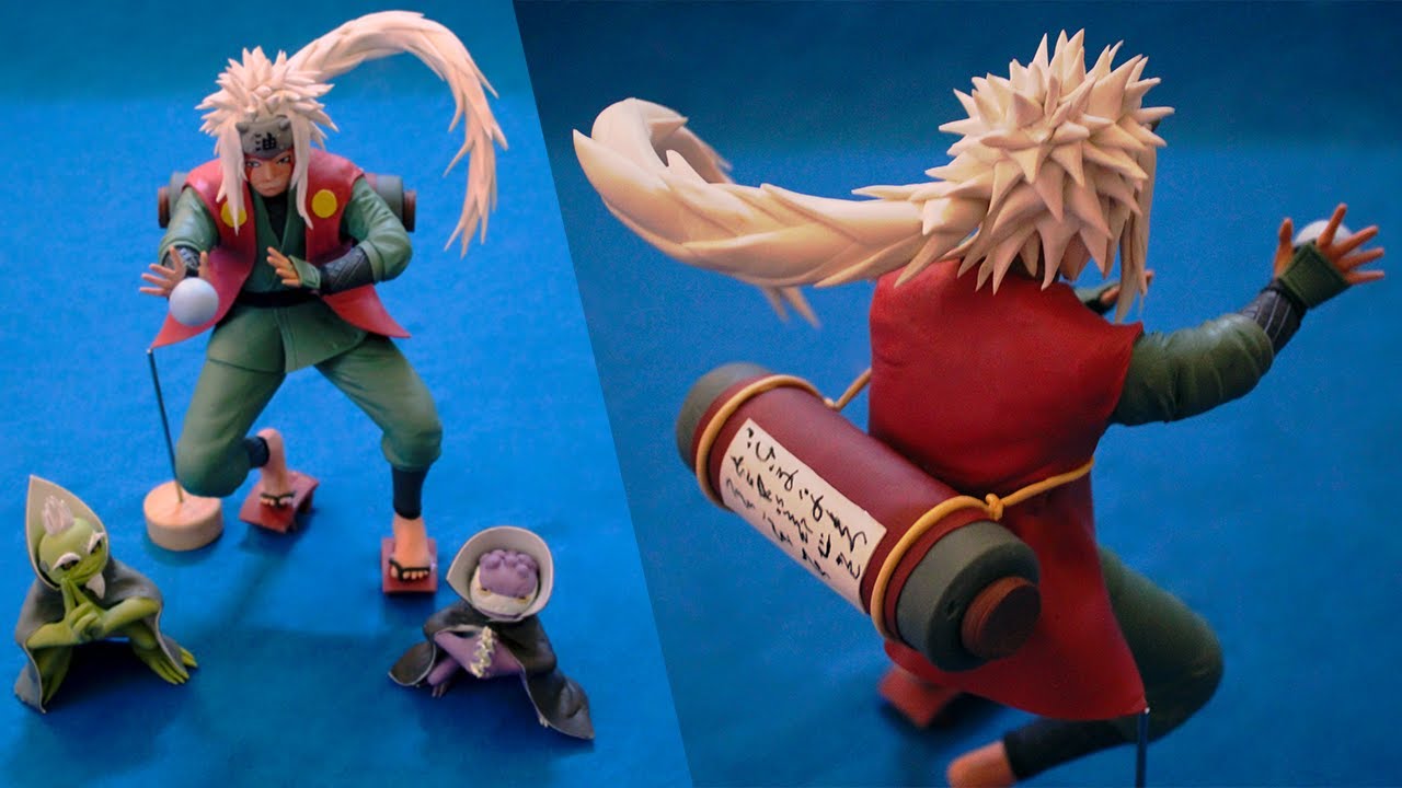 Escultura de Jiraiya (+ Fukasaku + Shima)