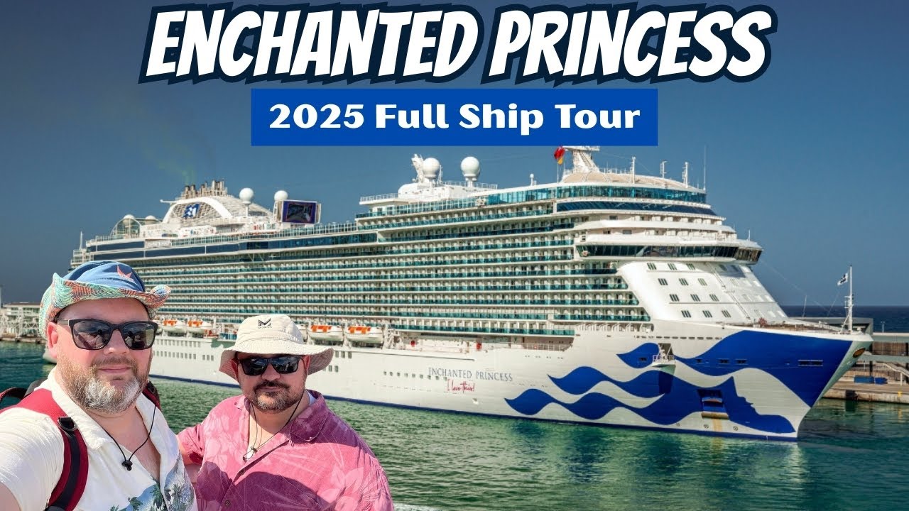 Enchanted Princess Full Cruise Ship Tour 2025