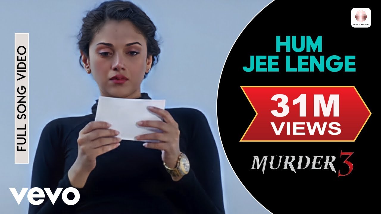 Hum Jee Lenge Full Video - Murder 3|Randeep Hooda, Aditi Rao|Mustafa Zahid|Roxen Band