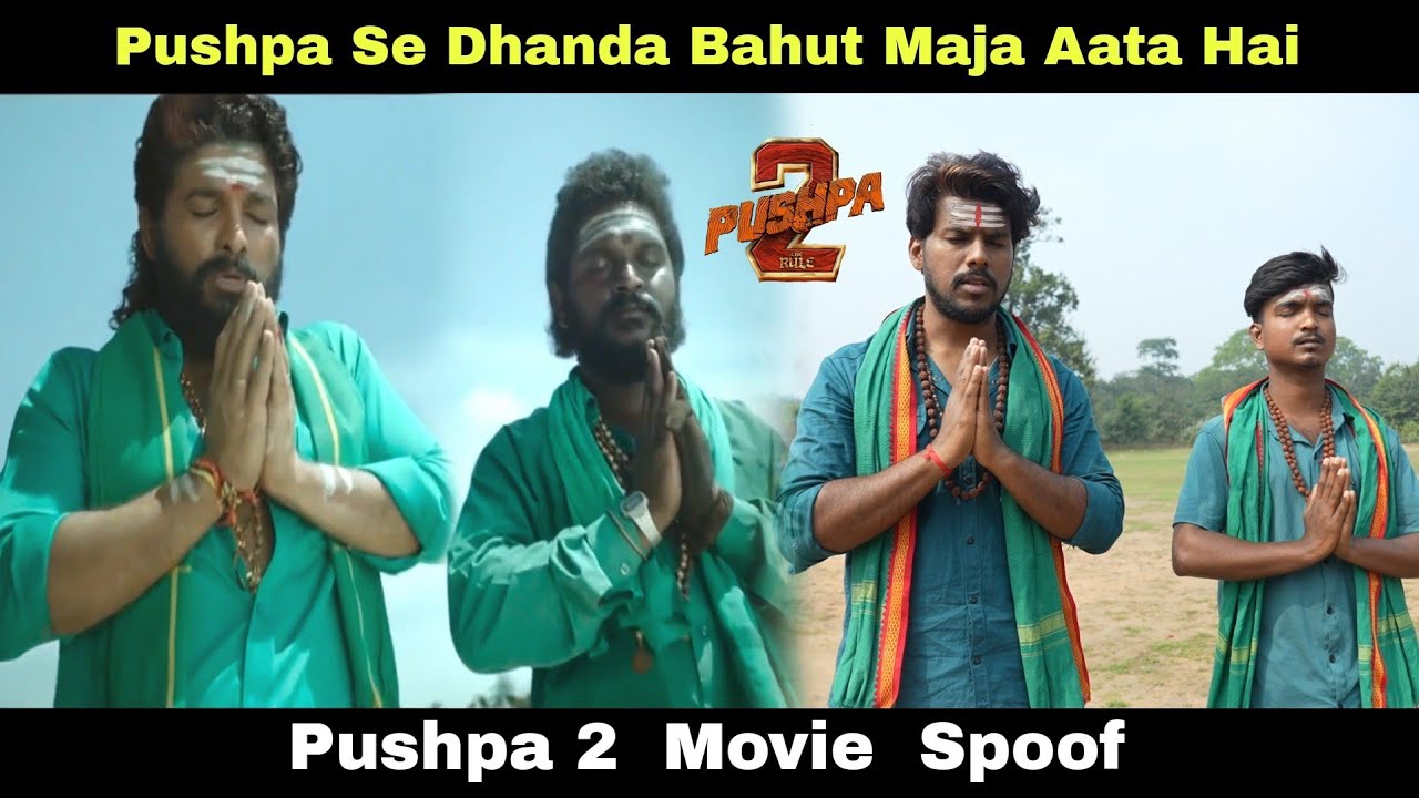 Pushpa 2 Movie Spoof | Pushpa Se Dhanda Bahut Maza Aata Hai | Allu Arjun | OYE TV