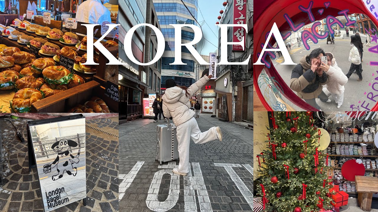 【韓国vlog】2泊3日🇰🇷念願のロンドンベーグル🥯🎀