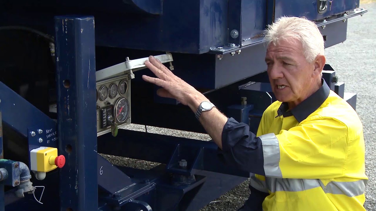 Operation of a Diesel driven mobile Dust Collector