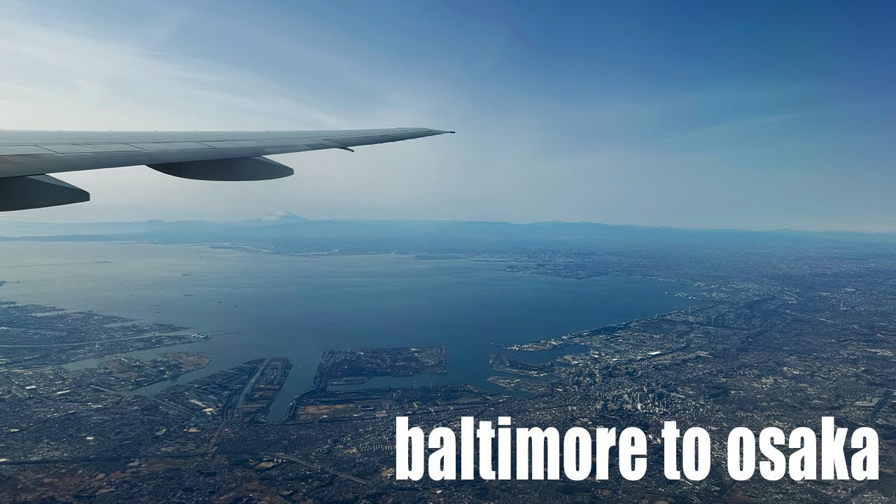 30ish hours in transit | baltimore to osaka