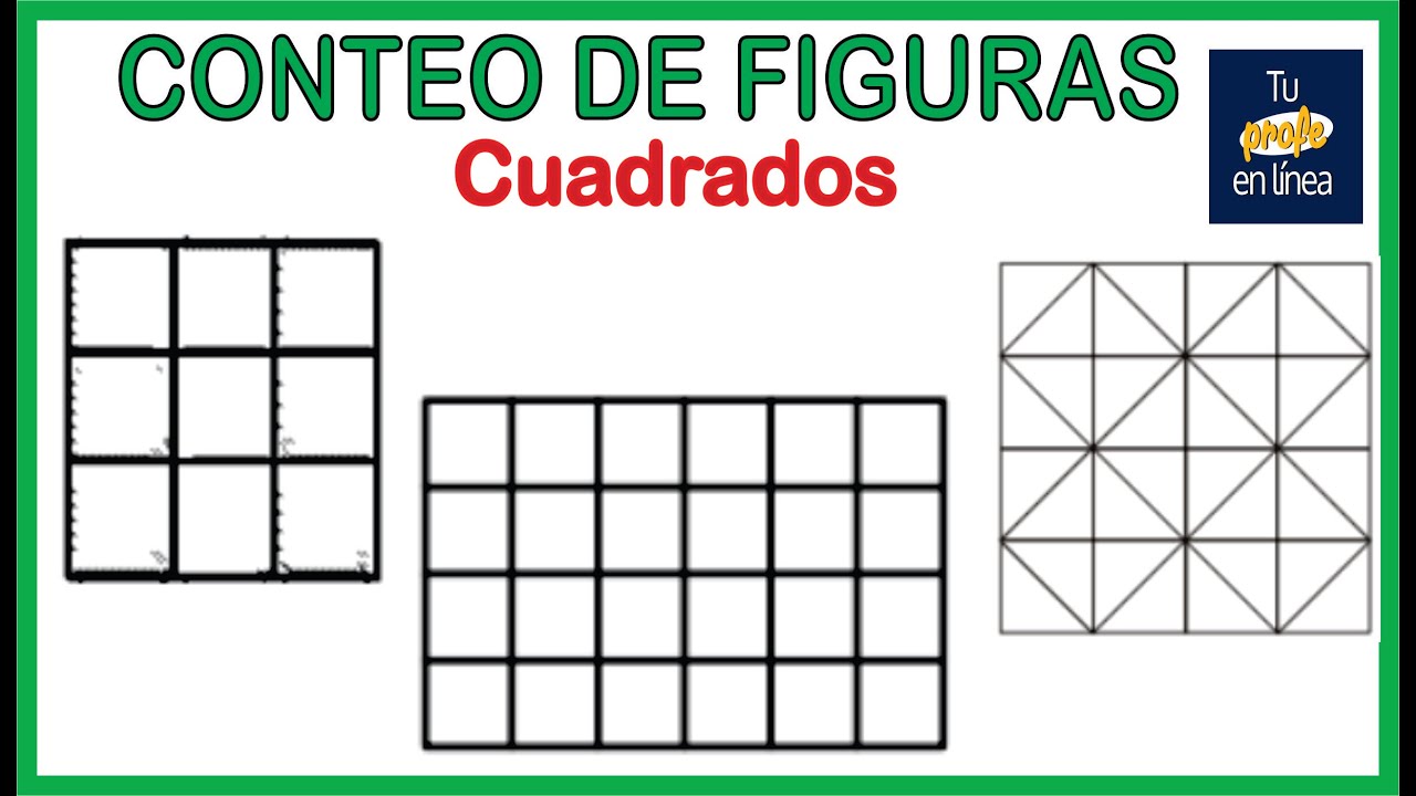 ✅CONTEO DE FIGURAS 04: Conteo de Cuadrados