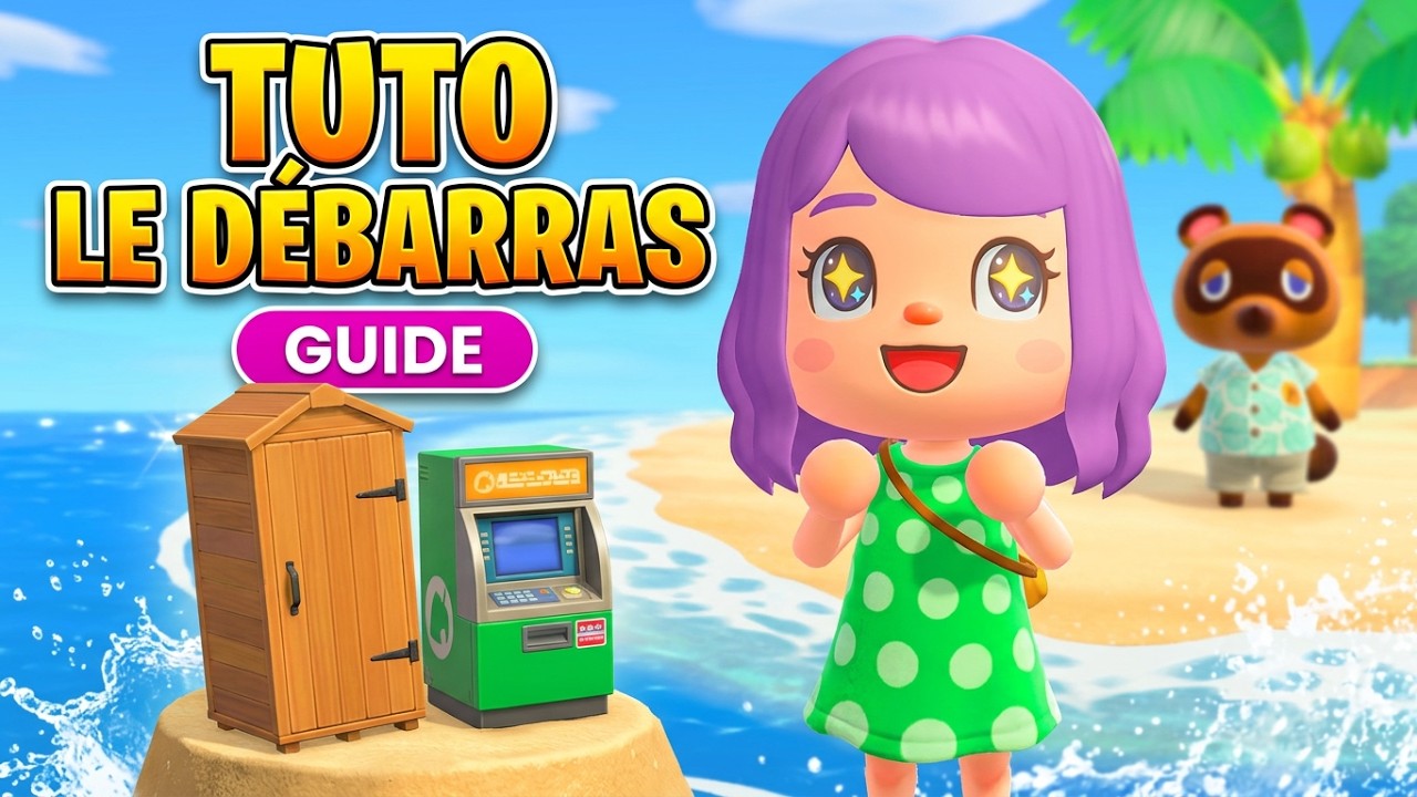 TUTO AVOIR LE DÉBARRAS ET LE DAC DEHORS ANIMAL CROSSING NEW HORIZONS  #acnh