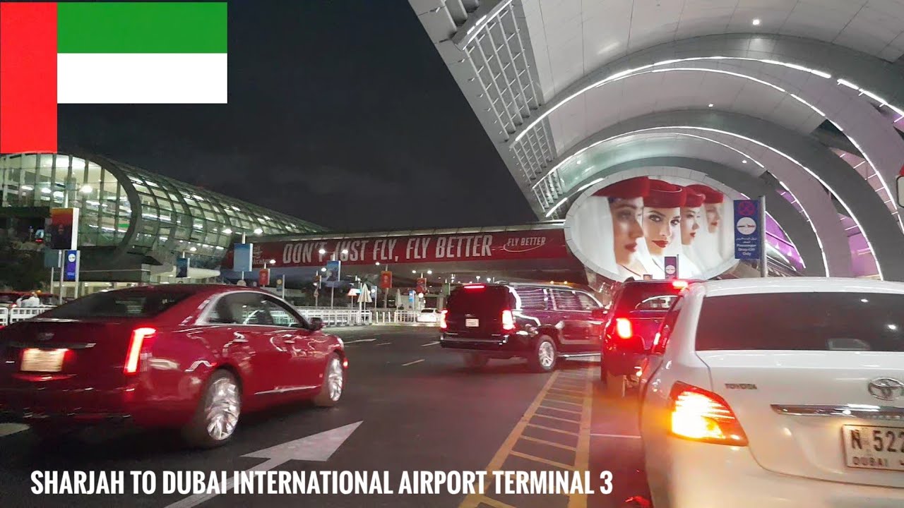 SHARJAH TO DUBAI INTERNATIONAL AIRPORT TERMINAL 3 🇦🇪 30 DECEMBER 2021(