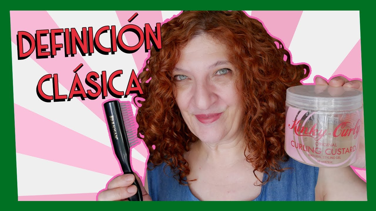 Definiendo con el Denman D14  y KINKY Curly gel [ METODO CURLY ➰ ]