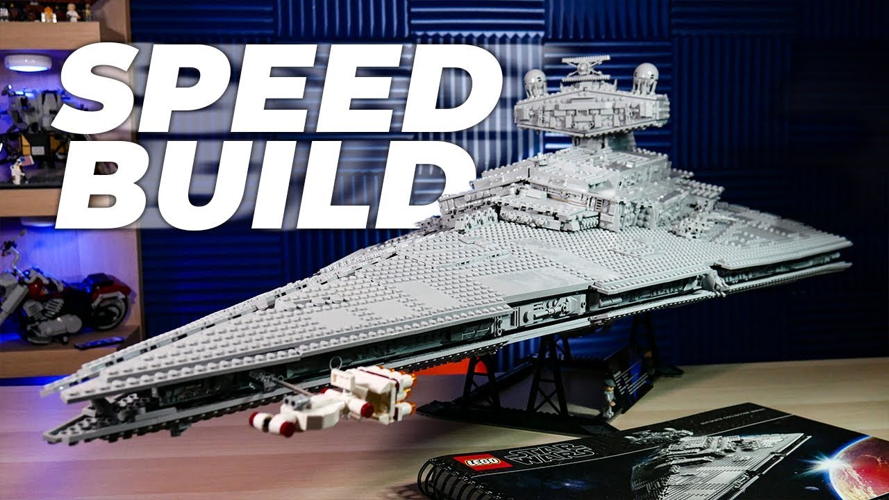 Building LEGO UCS Imperial Star Destroyer in 20 Minutes! 75252