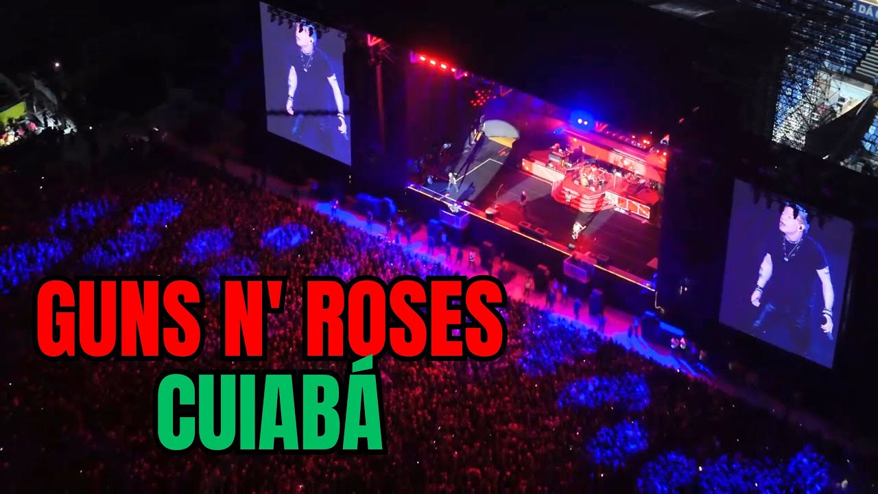Show do Guns N' Roses na Arena Pantanal em Cuiab&aacute; - MT (31/10/25)