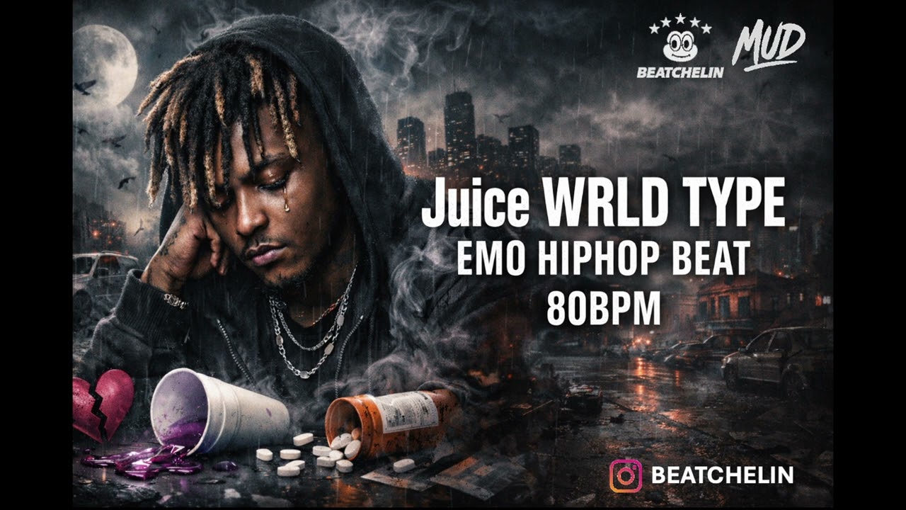 🪽 JUICEWRLD Type Beat | Emo Hiphop Beat 80 BPM (prod.Dop-in)