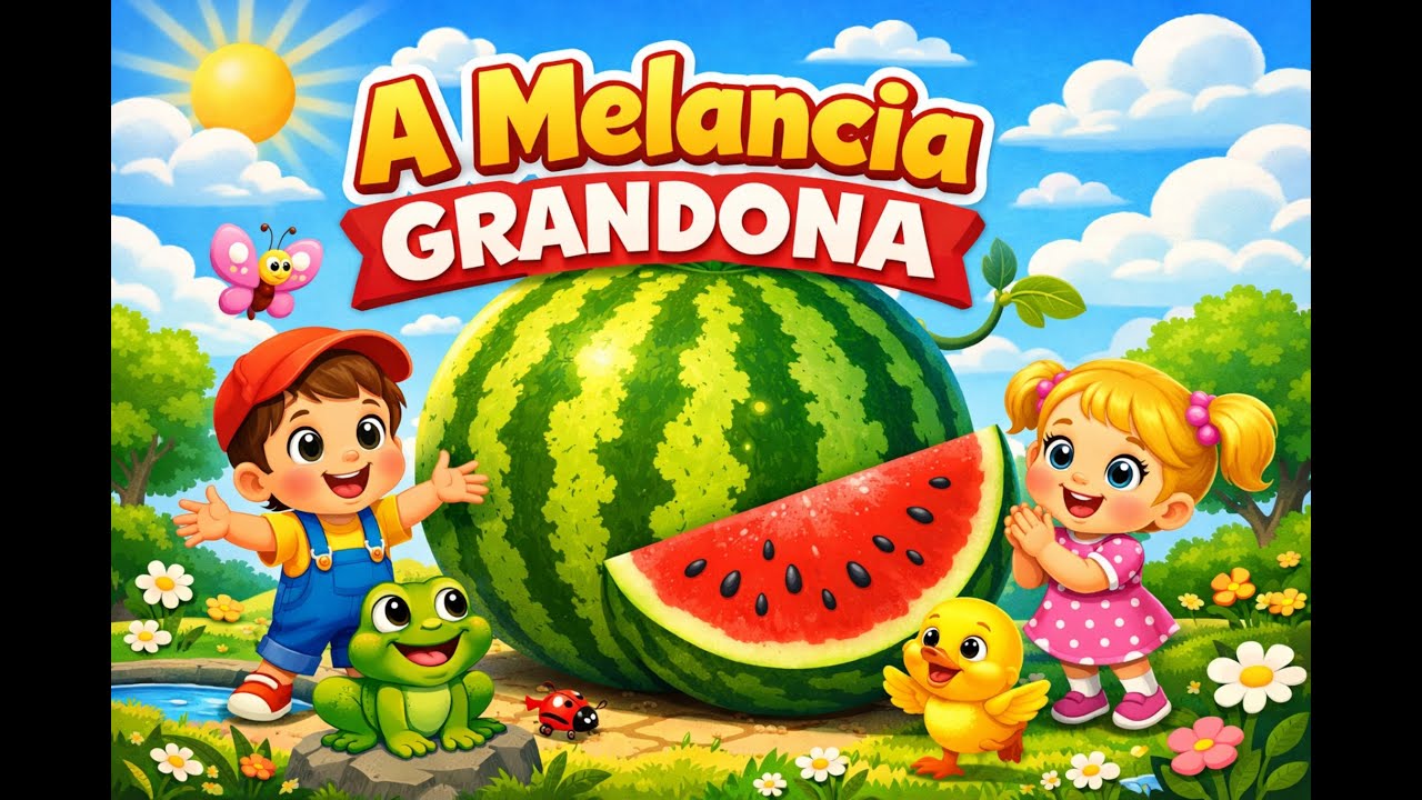 🍉 A MELANCIA GRANDONA 😲🎵 | Música Infantil Divertida para Crianças