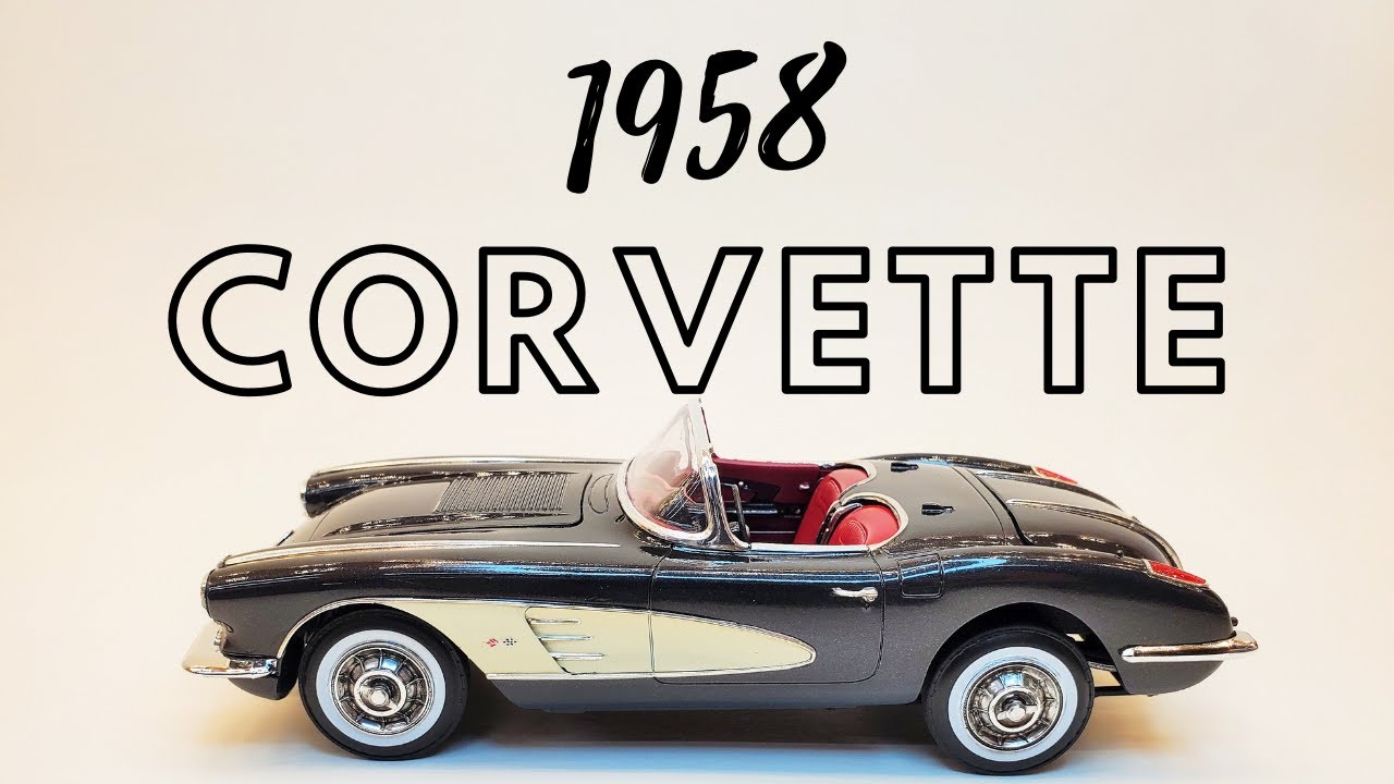 Revell 1958 Corvette Convertible 1:25 Scale Model Kit is Complete!!
