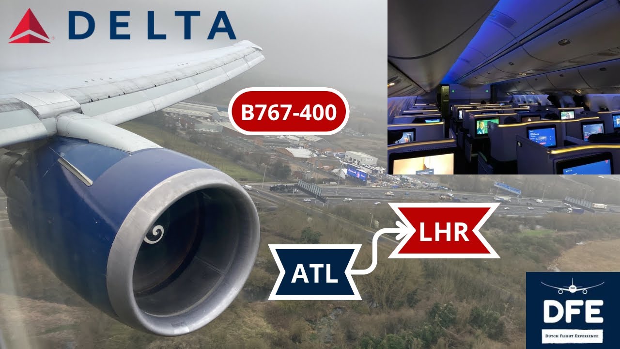 *HD* | Atlanta - London Heathrow | B767-400ER | Delta