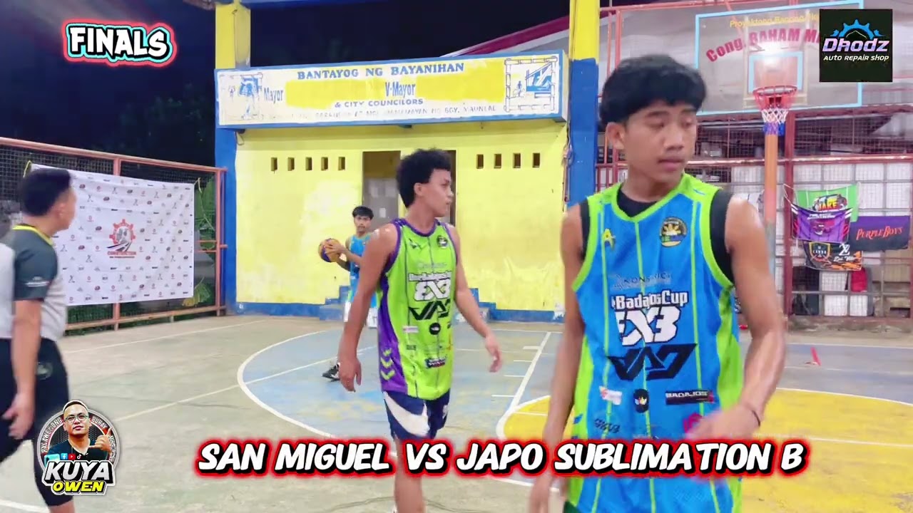 one badajos 3x3 finals SAN MIGUEL vs JAPO FULL GAME VIDEO