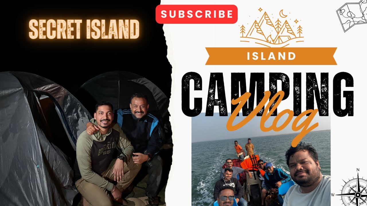 INSANE Island Camping Adventure! 🏝️ Night Camping, Bonfire & Fishing Odisha 2025