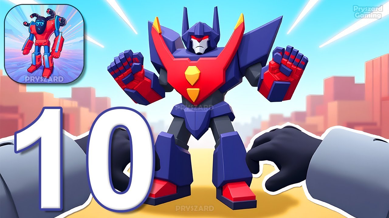 Mechangelion Robot Fighting - Gameplay Walkthrough Part 10 - New Update, New Levels (iOS, Android)