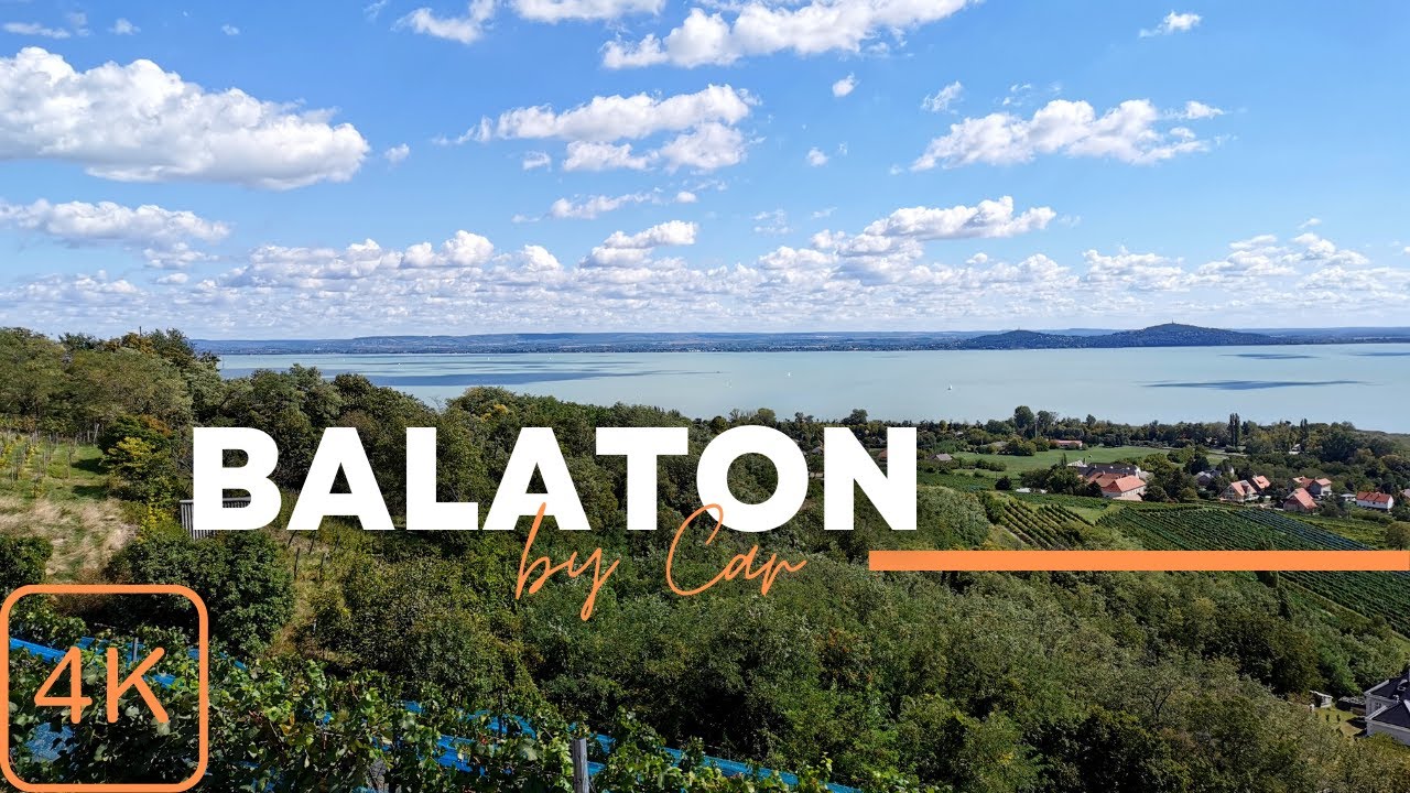 The Largest Lake in Central Europe, Balaton - 4K