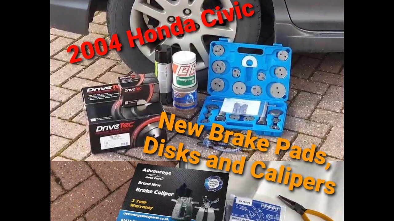 2004 Honda Civic (EU9) 1.7 CTDi – Part 11: Replacing Rear Brake Calipers, Disks and Pads 👨‍🔧🚘