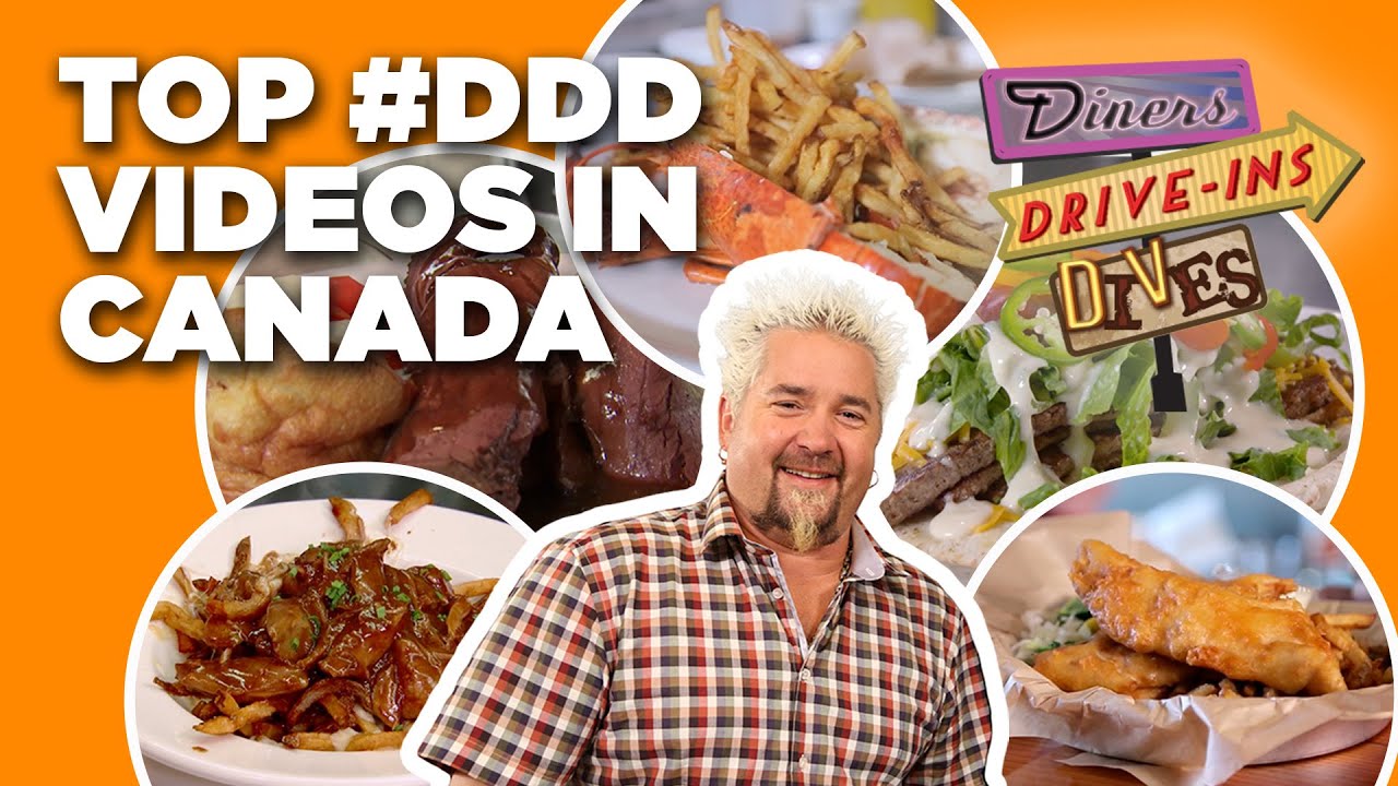 Top 5 #DDD Videos in Canada with Guy Fieri | Diners, Drive-Ins and Dives | Food Network