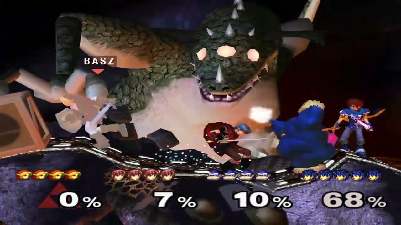 Super Smash Bros Melee (GCN) Melee VS Stock Team Match #100