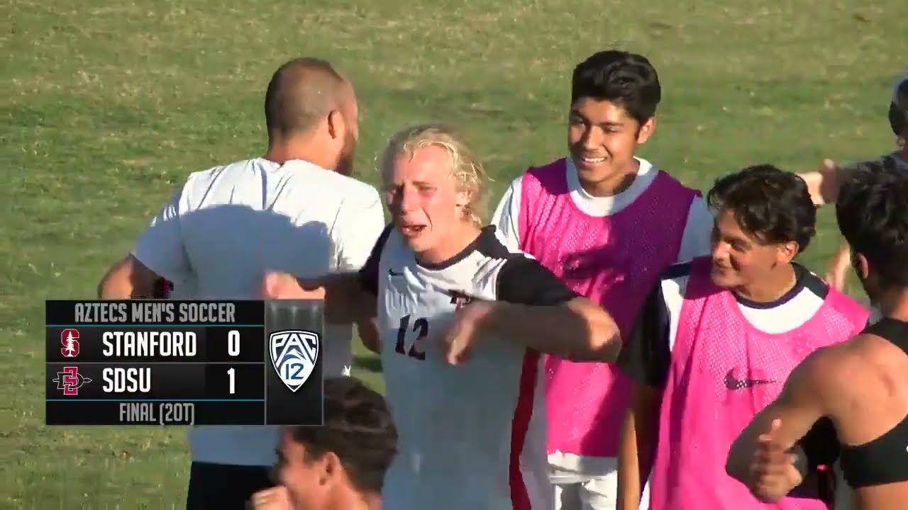 SDSU MEN'S SOCCER: #21 AZTECS 1, #23 STANFORD 0 (2 OT)