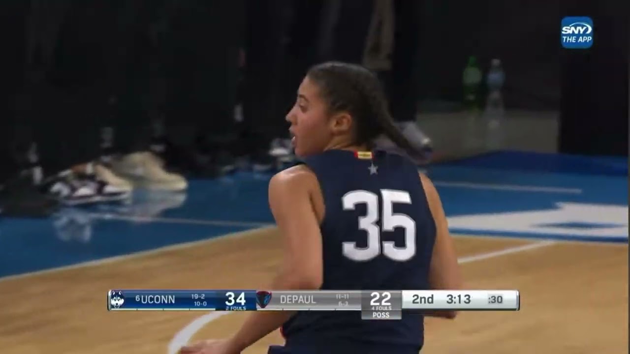Azzi Fudd's highlights in UConn's win over DePaul #azzifudd #uconnwbb