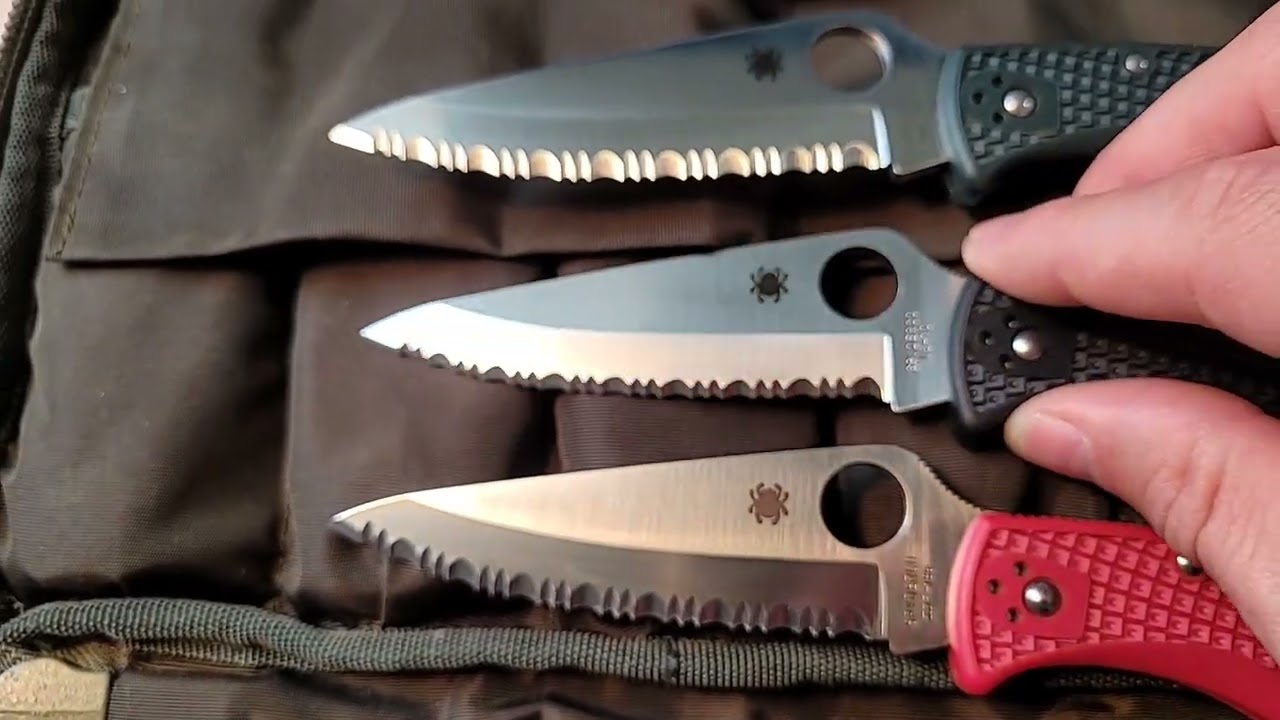 Spyderco Endura full serrated 😍 Full vs combi? 🤔
